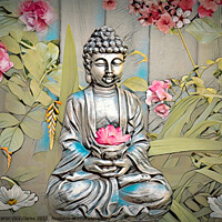 Buy canvas prints of Buddha by Sharon Lisa Clarke