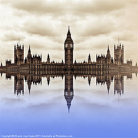 Buy canvas prints of Westminster on Water by Sharon Lisa Clarke