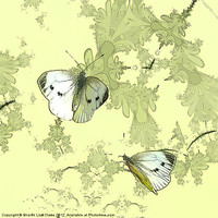 Buy canvas prints of à feuilles vertes 2 by Sharon Lisa Clarke