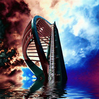 Buy canvas prints of Apocalyptic Spinnaker by Sharon Lisa Clarke