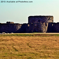Buy canvas prints of Camber Castle by Sharon Lisa Clarke