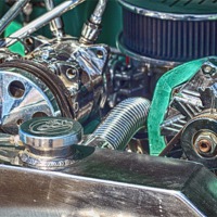 Buy canvas prints of Ford V8 by Sharon Lisa Clarke