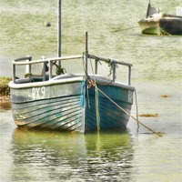 Buy canvas prints of RX9 Rye harbour by Sharon Lisa Clarke