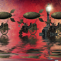 Buy canvas prints of Steampunk by Sharon Lisa Clarke