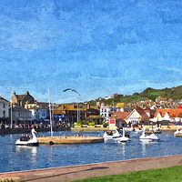 Buy canvas prints of Hastings old town by Sharon Lisa Clarke