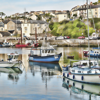 Buy canvas prints of  A little bit of Brixham by Sharon Lisa Clarke