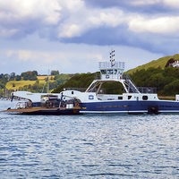 Buy canvas prints of  Dartmouth higher ferry by Sharon Lisa Clarke