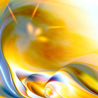 Buy canvas prints of  Fluid Gold 2 by Sharon Lisa Clarke