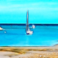 Buy canvas prints of The boats come in by Sharon Lisa Clarke
