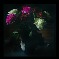 Buy canvas prints of Vase de Roses by Pierre TORNERO