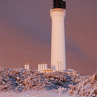 Buy canvas prints of Covesea Lighthouse Winter Light by Scott K Marshall