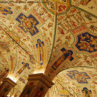 Buy canvas prints of Vatican Library Roof by Scott K Marshall