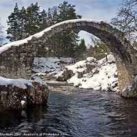 Buy canvas prints of Old Pack Horse Bridge by Scott K Marshall