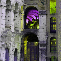 Buy canvas prints of Colour du Colosseum by Scott K Marshall