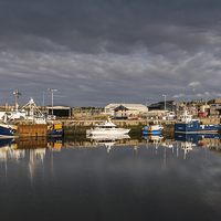 Buy canvas prints of Still Buckie by Scott K Marshall