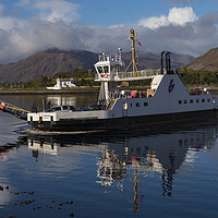 Buy canvas prints of Corran Ferry and Lighthouse by Scott K Marshall