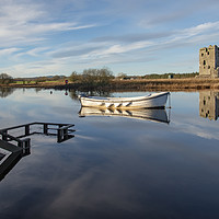 Buy canvas prints of Threave on the Diagonal by Scott K Marshall