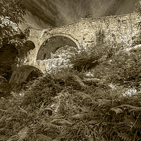 Buy canvas prints of Craigmin Bridge Infrared by Scott K Marshall