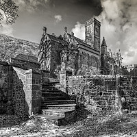 Buy canvas prints of St Conan's Exterior Infrared by Scott K Marshall