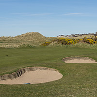Buy canvas prints of Lossiemouth Moray Golf Course Green by Scott K Marshall