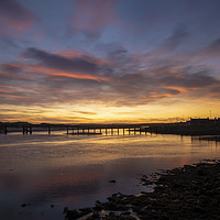 Buy canvas prints of Lossiemouth Estuary Sunrise by Scott K Marshall
