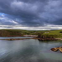Buy canvas prints of Pennan across Cullykhan Bay by Scott K Marshall