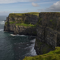 Buy canvas prints of Cliffs of Moher Sunshine by Scott K Marshall