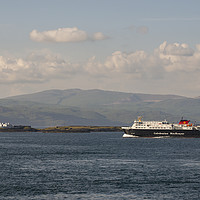 Buy canvas prints of Clansman Approaching Lismore by Scott K Marshall