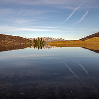 Buy canvas prints of Loch Tarff Reflection by Scott K Marshall
