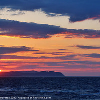Buy canvas prints of Colwyn Bay Sunset by Andrew Poynton