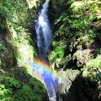Buy canvas prints of Aira Force Rainbow by Lee Dawson