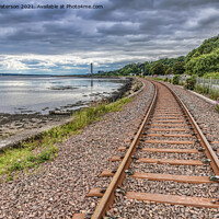 Buy canvas prints of Culross Train Line by Valerie Paterson
