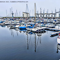 Buy canvas prints of Clyde Marina Ardrossan by Valerie Paterson