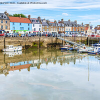 Buy canvas prints of Anstruther Colourful Harbour by Valerie Paterson