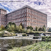 Buy canvas prints of Paisley Thread Mill  by Valerie Paterson