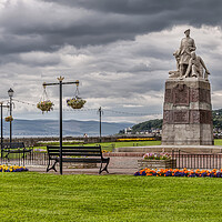 Buy canvas prints of Largs Memorial Garden by Valerie Paterson