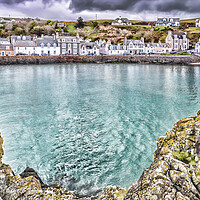 Buy canvas prints of Portpatrick Town View by Valerie Paterson