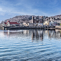 Buy canvas prints of Oban Harbour by Valerie Paterson