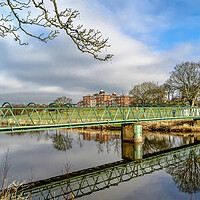 Buy canvas prints of Low Green Bridge  by Valerie Paterson