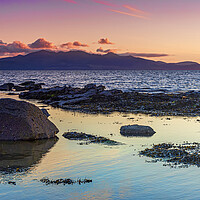 Buy canvas prints of Arran Sunset by Valerie Paterson