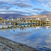 Buy canvas prints of Luss Pier  by Valerie Paterson