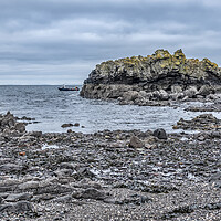 Buy canvas prints of Ayrshire Rocky Coast by Valerie Paterson