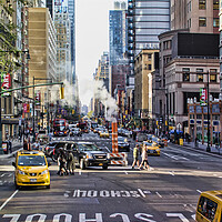 Buy canvas prints of New York City Street by Valerie Paterson