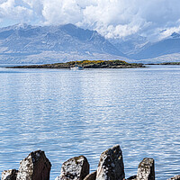 Buy canvas prints of Arran Mountains by Valerie Paterson