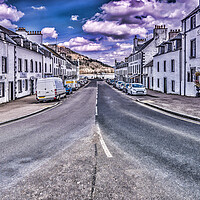 Buy canvas prints of Main Street Inveraray by Valerie Paterson