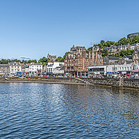 Buy canvas prints of Seaside Town of Oban by Valerie Paterson
