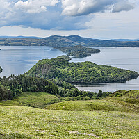 Buy canvas prints of Loch Lomond Islands by Valerie Paterson