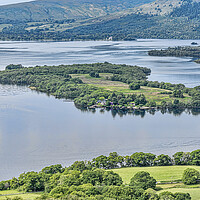 Buy canvas prints of Island on the Loch by Valerie Paterson