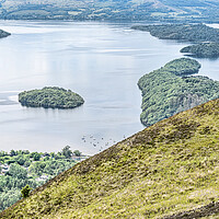 Buy canvas prints of Islands on Loch Lomond by Valerie Paterson