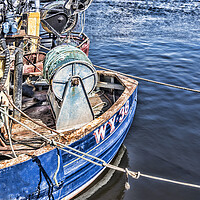 Buy canvas prints of Working Fishing Boat by Valerie Paterson